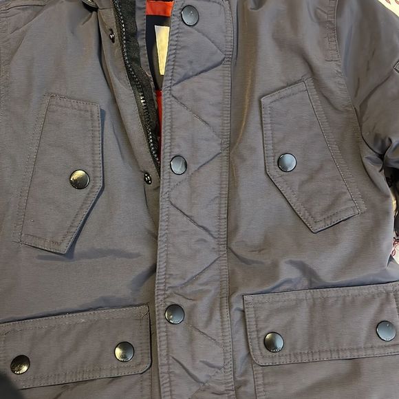 Diesel Boys Navy Puffer Coat super warm size 5/6 - Picture 13 of 14